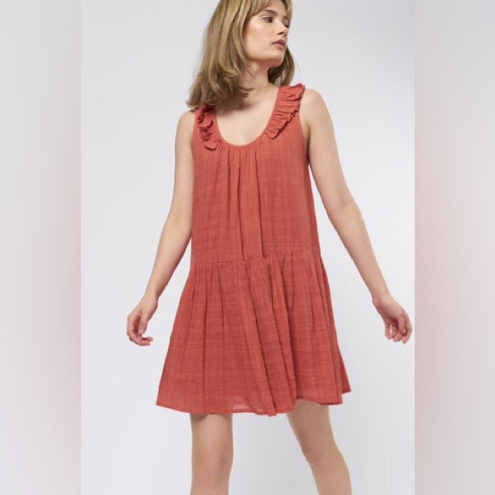 Apiece Apart, Verder Mini Dress in Mimosa, new with tags, XS